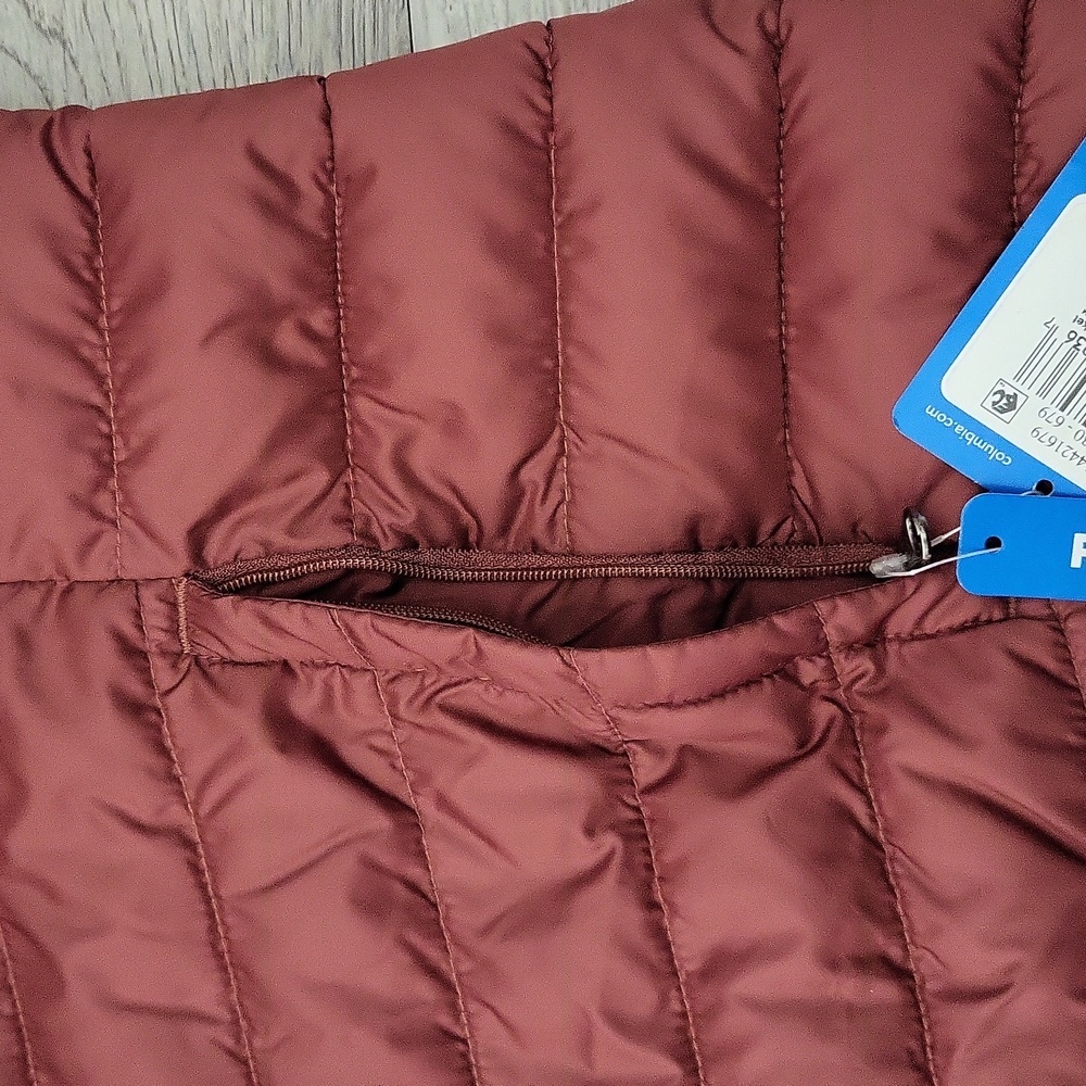 Columbia Womens XS Chestnut Clearing Jacket Regular Fit Omni-Shield Puffer NEW - Picture 12 of 13